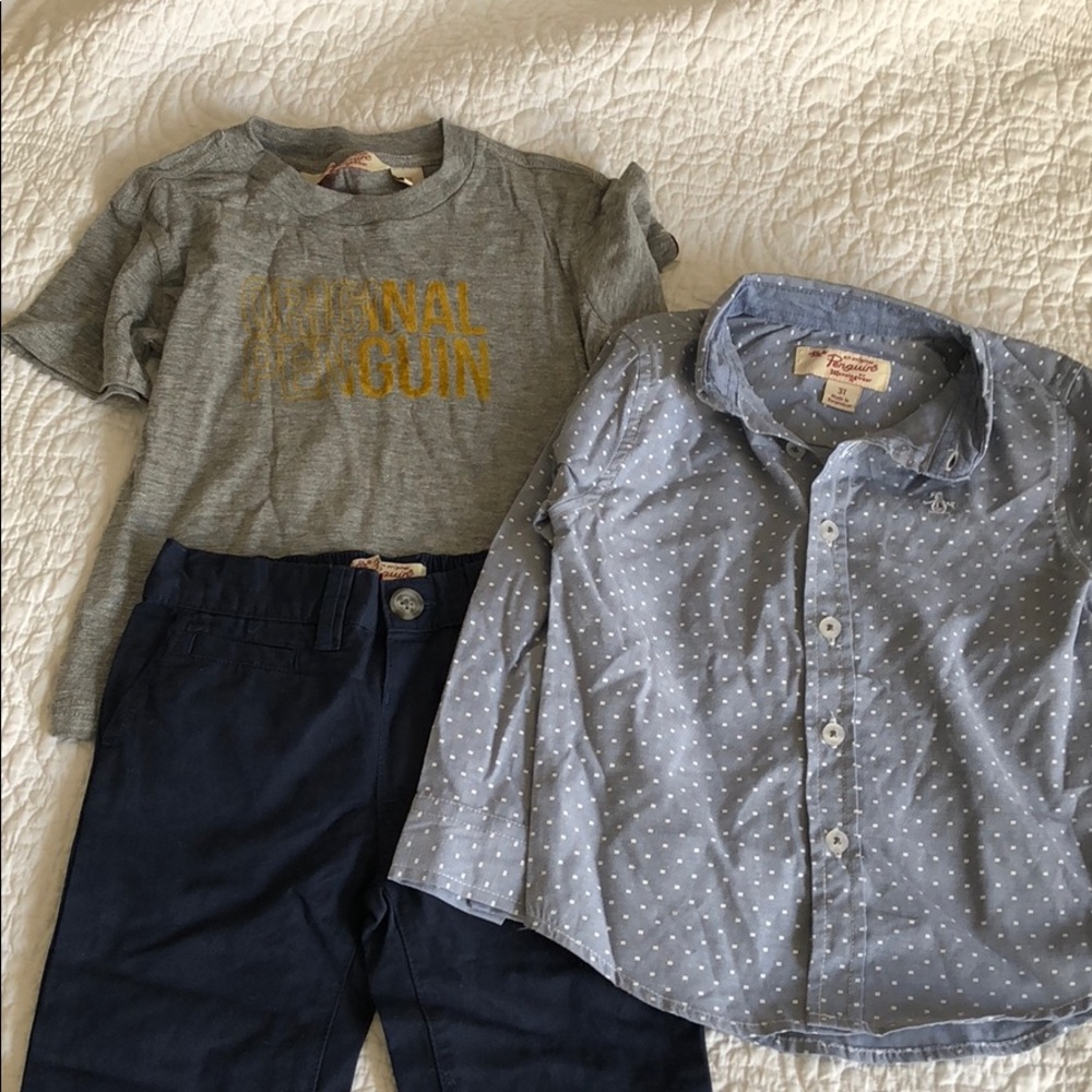 Penguin 3 Piece Set 3T